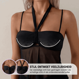 Roos | Flowy Mesh Tankini Set - Velvet Haven