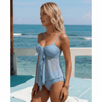 Roos | Flowy Mesh Tankini Set - Velvet Haven