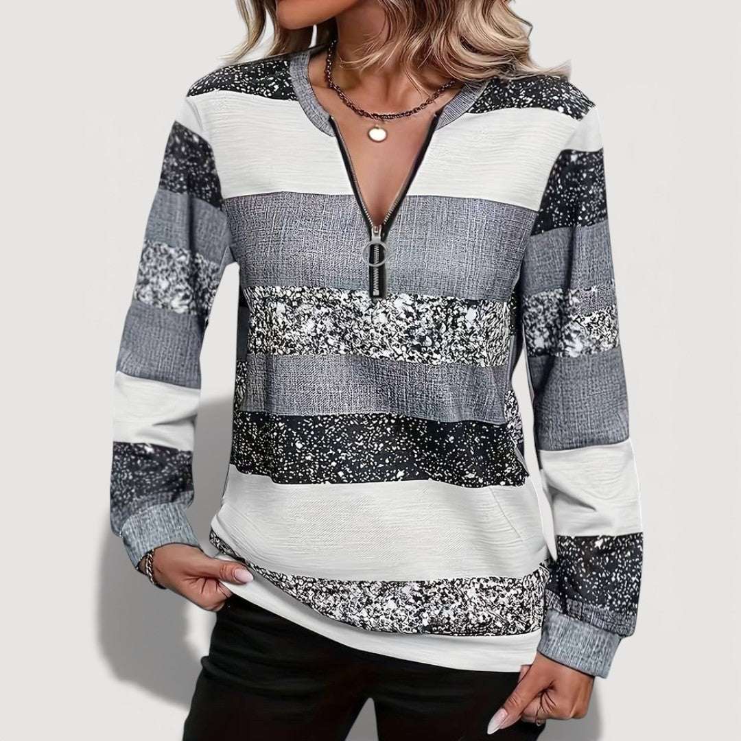 Rylie | Cosy Zip Jumper - Velvet Haven
