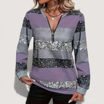 Rylie | Cosy Zip Jumper - Velvet Haven