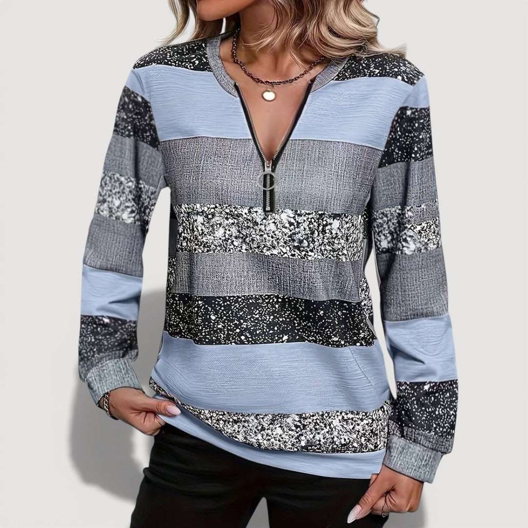 Rylie | Cosy Zip Jumper - Velvet Haven