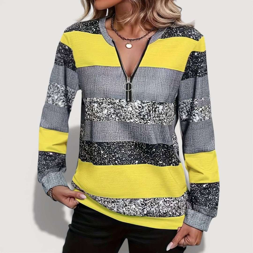 Rylie | Cosy Zip Jumper - Velvet Haven