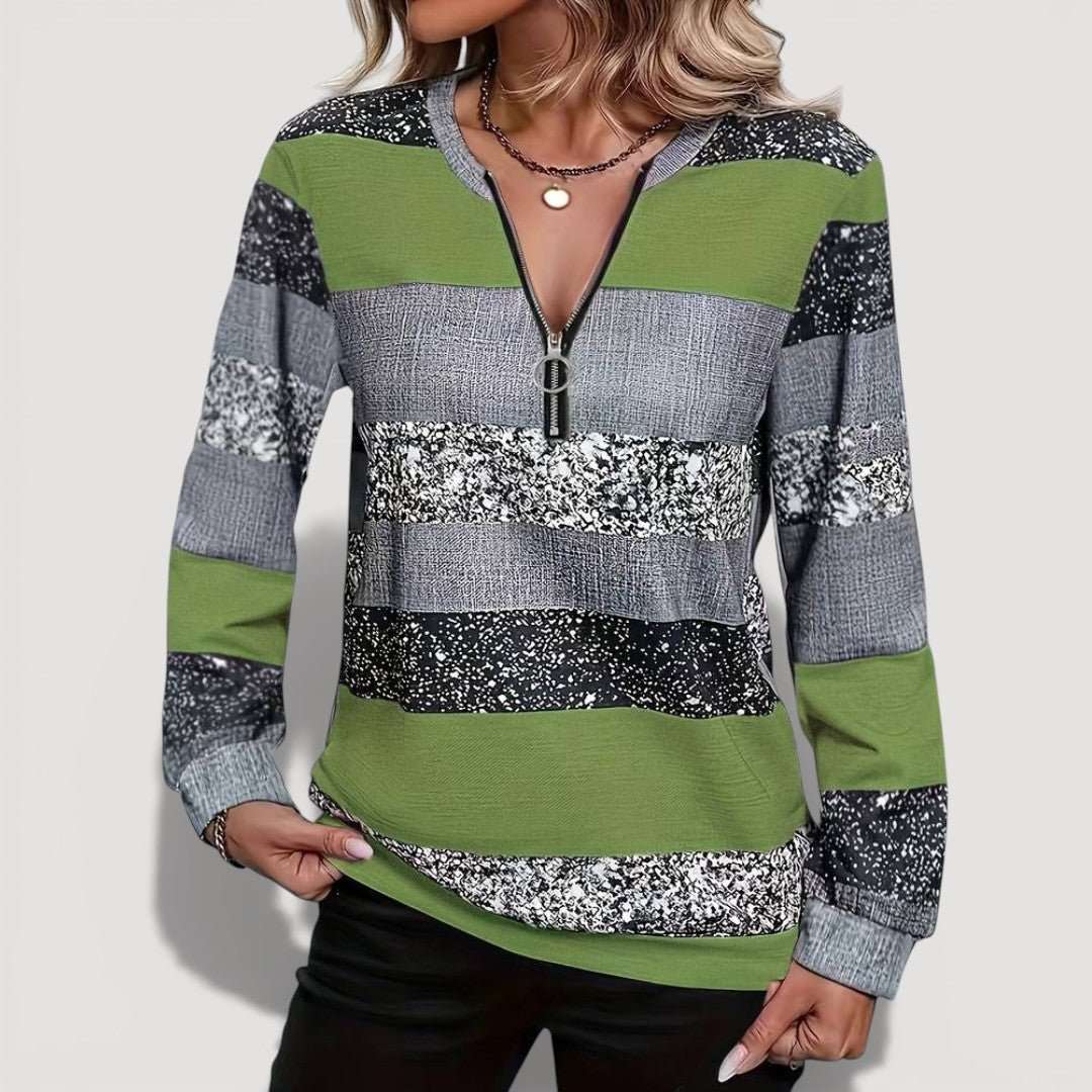 Rylie | Cosy Zip Jumper - Velvet Haven