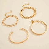 Sophisticated White Gold Elan Mercer Bracelet Set