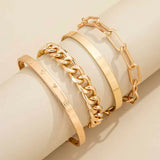 Sophisticated White Gold Elan Mercer Bracelet Set