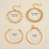 Sophisticated White Gold Elan Mercer Bracelet Set