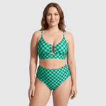 Saar | Sculpting Printed High-Waisted Bikini Set - Velvet Haven