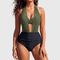 Sabine | 2-in-1 High-Waisted Mesh-Detail Bikini Set - Velvet Haven