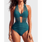 Sabine | 2-in-1 High-Waisted Mesh-Detail Bikini Set - Velvet Haven