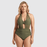 Sabine | 2-in-1 High-Waisted Mesh-Detail Bikini Set - Velvet Haven