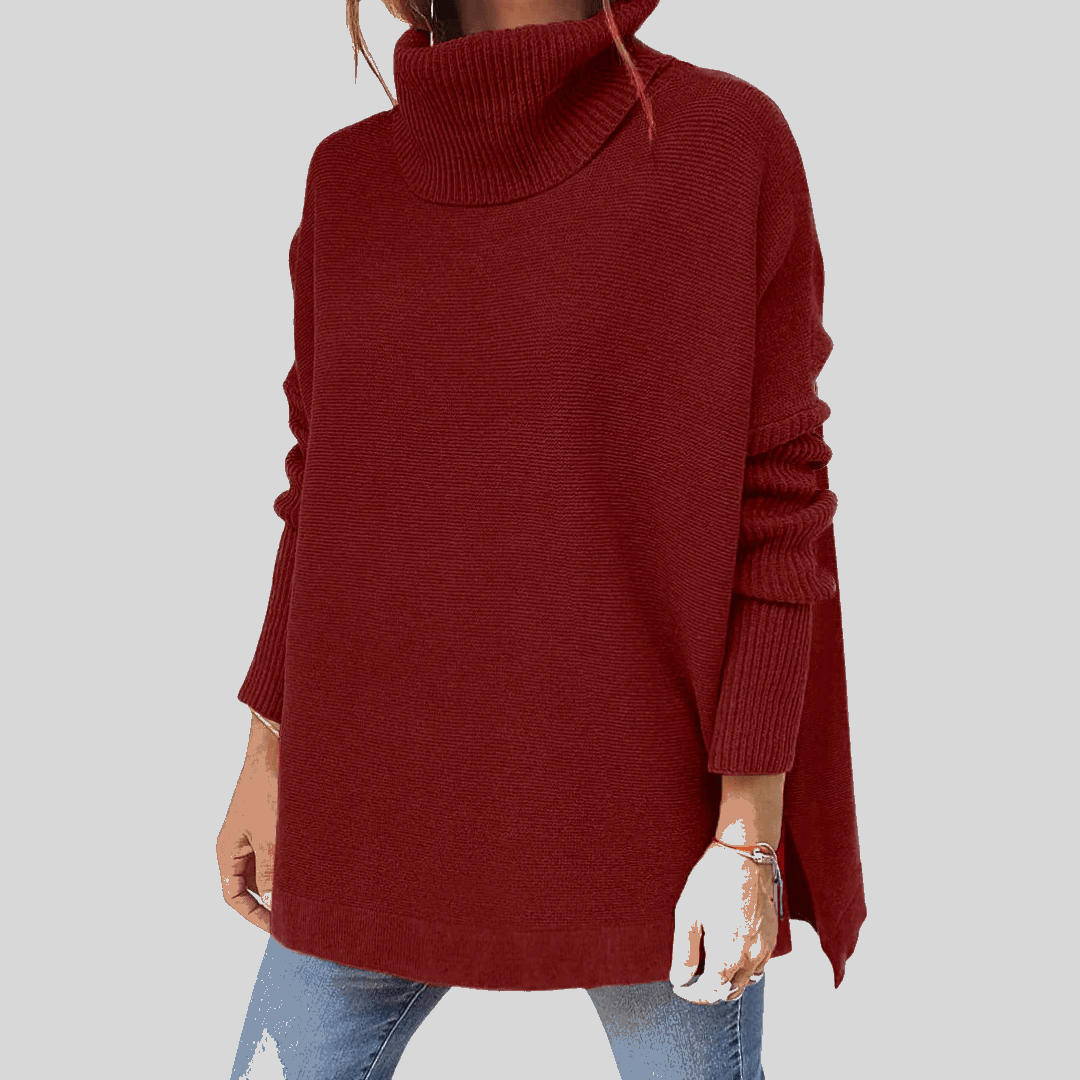 Sora | Modern Turtleneck Jumper - Velvet Haven