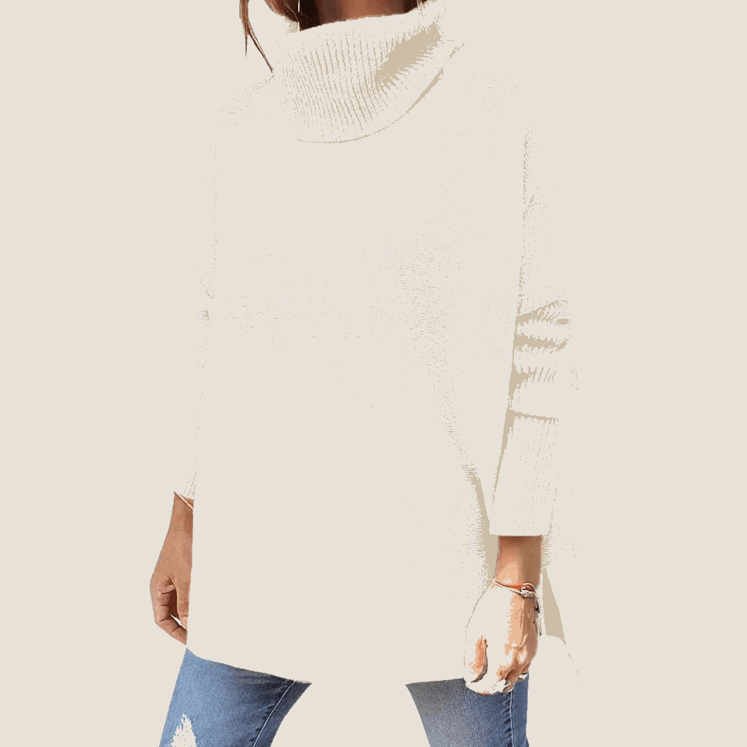 Sora | Modern Turtleneck Jumper - Velvet Haven