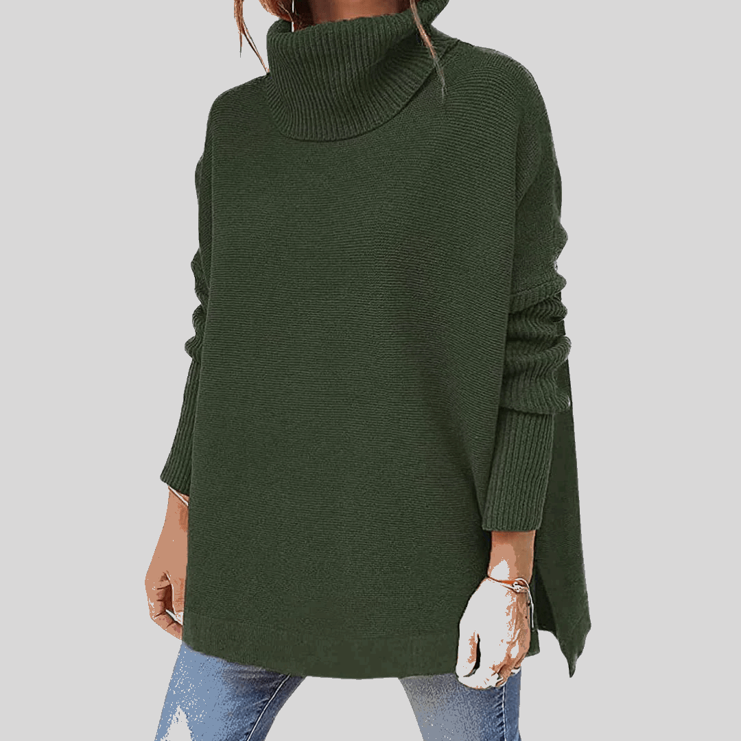 Sora | Modern Turtleneck Jumper - Velvet Haven