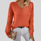 Tarin | Cosy V-Neck Jumper - Velvet Haven