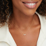 Crystal Leaf Necklace
