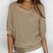 Hollisia | Relaxed Knit Top - Velvet Haven