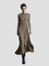 Milena | Long Sleeve Draped Midi Dress - Velvet Haven