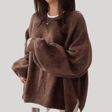 Violetta | Cozy Round Neck Jumper - Velvet Haven