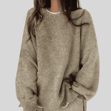 Violetta | Cozy Round Neck Jumper - Velvet Haven