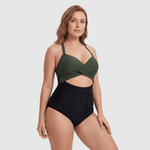 Viva | High-Waisted Cut-Out Swimsuit - Velvet Haven