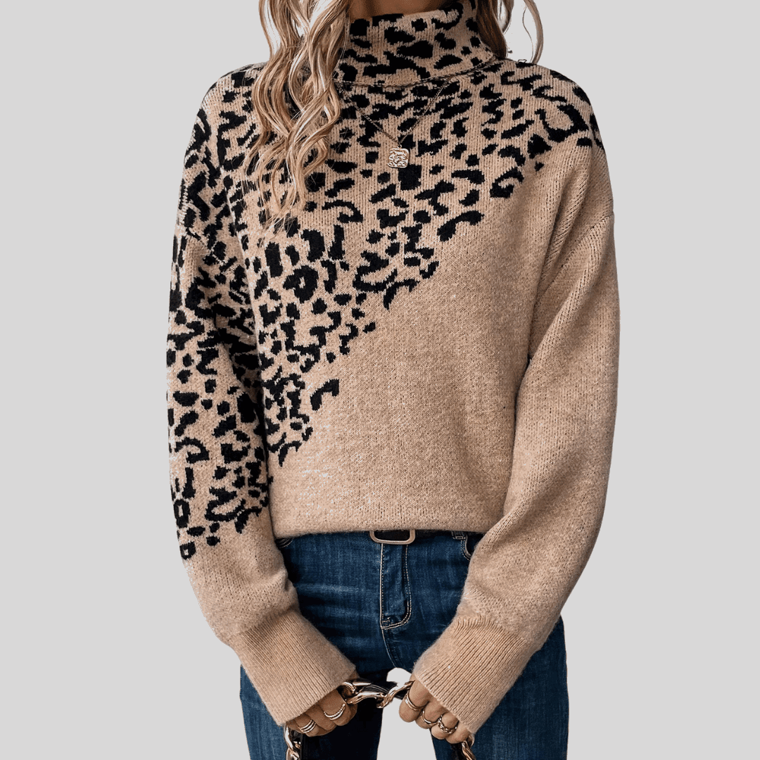 Zayna | Leopard Jumper - Velvet Haven