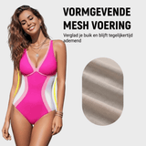 Zoe | Tummy Control Colour-Block Swimsuit - Velvet Haven