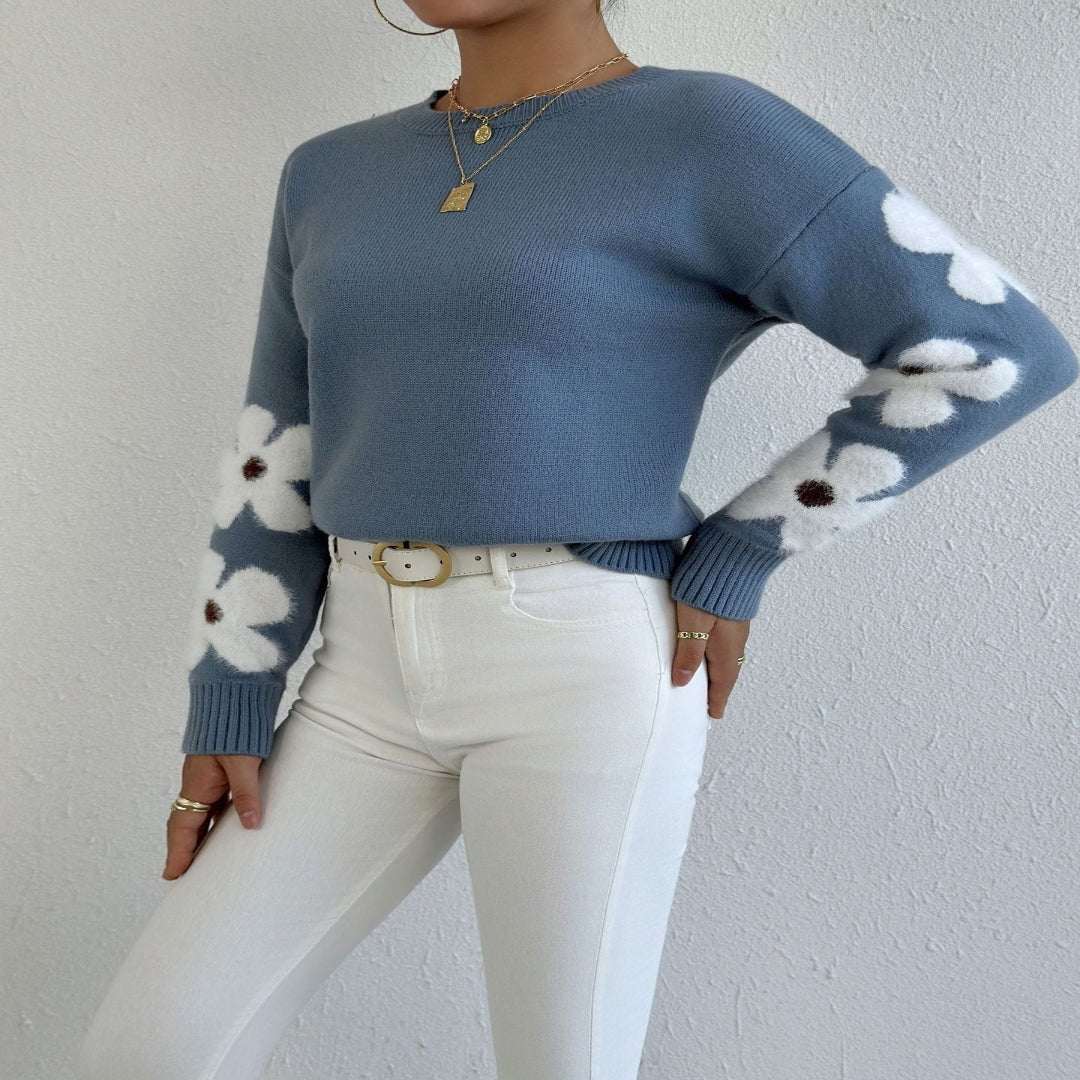 Zoey | Floral Pattern Jumper - Velvet Haven