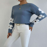 Zoey | Floral Pattern Jumper - Velvet Haven